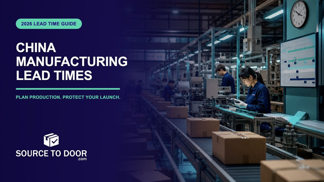 China manufacturing lead time planning in a modern factory production line for ecommerce brands