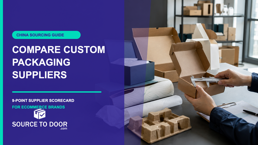 Custom packaging supplier evaluation in China with ecommerce boxes, molded inserts, and dimensional quality checks
