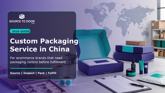 Custom packaging service in China cover image for ecommerce brands